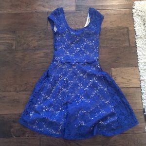 Blue Lace Dress